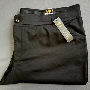 Lee Black Casual Dress Pants Size 26W Long